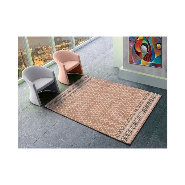 Růžový koberec vhodný i na ven Universal Sofie Pink Marro, 160 x 230 cm-image-1