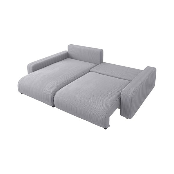 Helehall velvetist nurgadiivanvoodi (muutuv nurk) Sara - Ropez-image-4