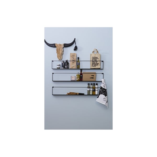 Must riiul, pikkus 100 cm Meert - WOOOD-image-3