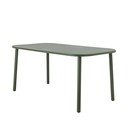 Metallist aia söögilaud 90x160 cm Calana - Bloomingville