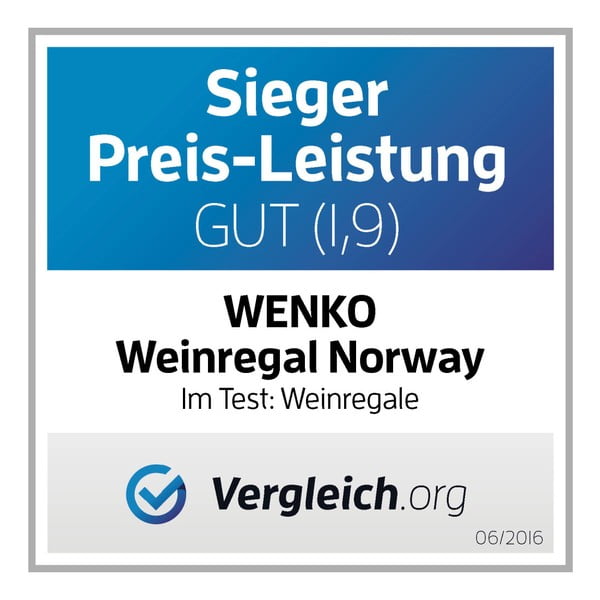 Pähklipuust veinihoidja 12 veinipudelile Norway - Wenko-image-1