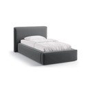 Hall polsterdatud üheinimesevoodi koos panipaiga ja voodipõhjaga 90x200 cm Jodie - Micadoni