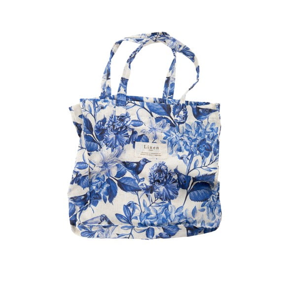 Kangast kott Really Nice Things , laius 42 cm Blue Flowers - Madre Selva