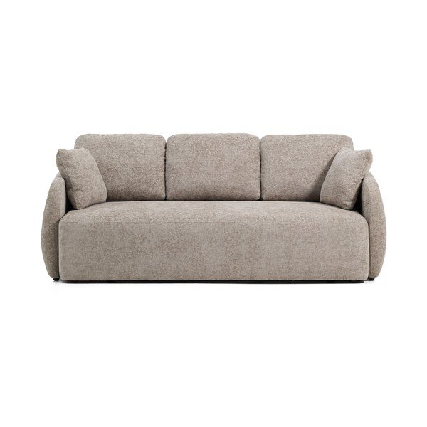 Taupe šenillist diivanvoodi 218 cm Laira - Kave Home