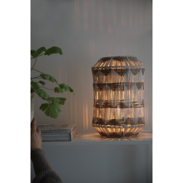 Lauavalgusti tekstiilist-džuudist varjuga (kõrgus 35 cm) Ano - Markslöjd-image-1