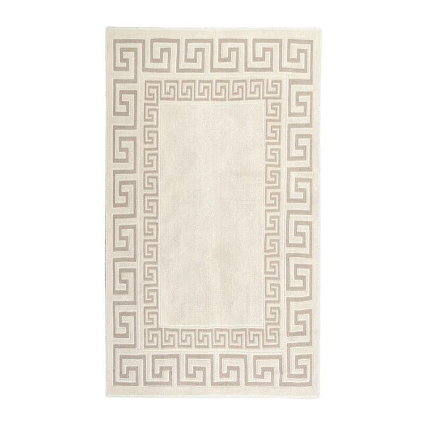 Krémově bílý bavlněný koberec Orient 80 x 300 cm