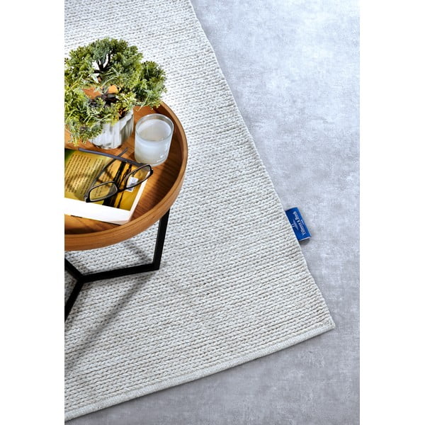 Valge käsitsi kootud villane vaip 80x200 cm Francois – Villeroy&Boch-image-2