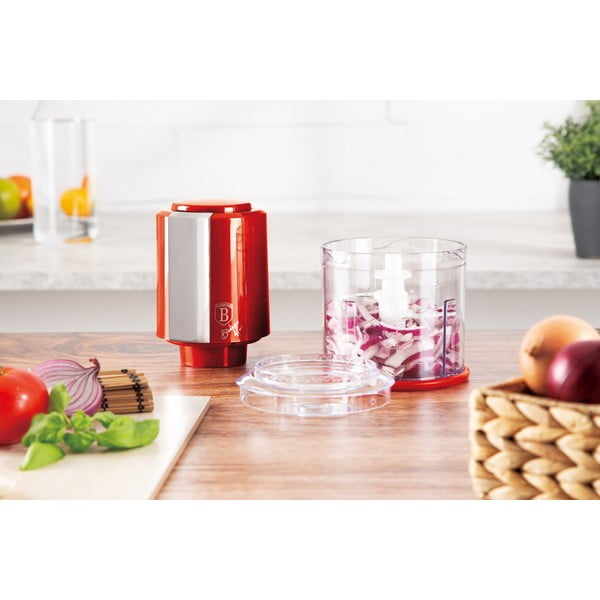 Elektriline puu- ja köögiviljahakkur Burgundy Metallic Line - BerlingerHaus-image-4
