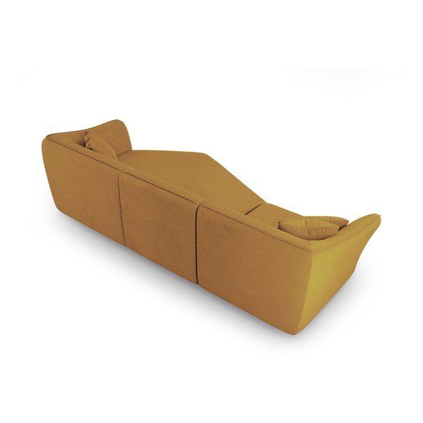 Kollane buklee nurgadiivan Tokyo - Cosmopolitan Design-image-3