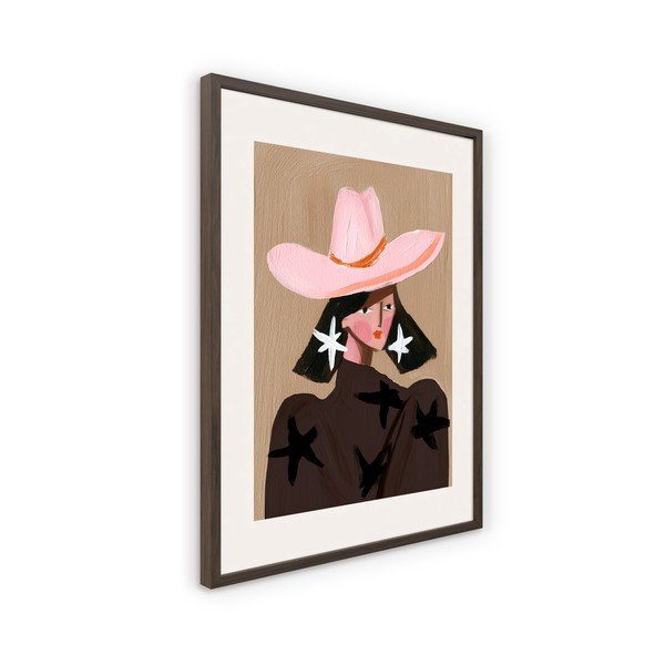 Trükitud pilt raamiga 50x70 cm Cowgirl - Styler-image-4