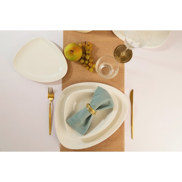 Valged portselanist magustoidutaldrikud, 6 tk komplektis Carrara - Villa Altachiara-image-4