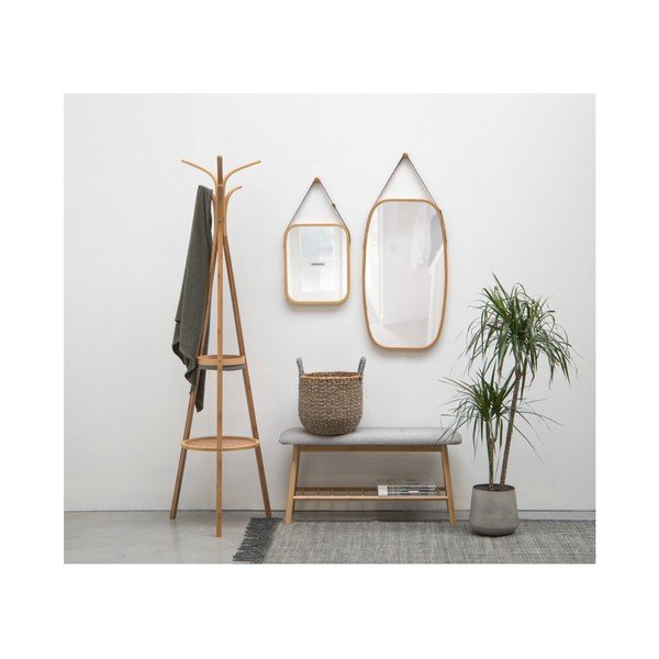 Bambusraamiga seinapeegel Idylic, pikkus 74 cm Idyllic - PT LIVING-image-1