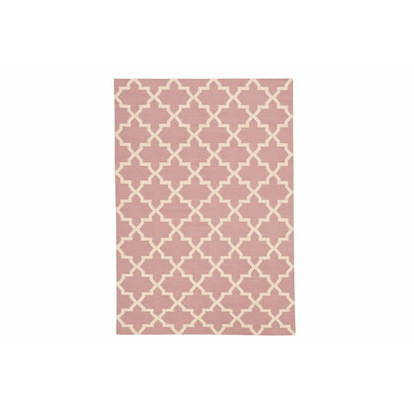 Ručně tkaný koberec Kilim Pink Design, 160x230 cm