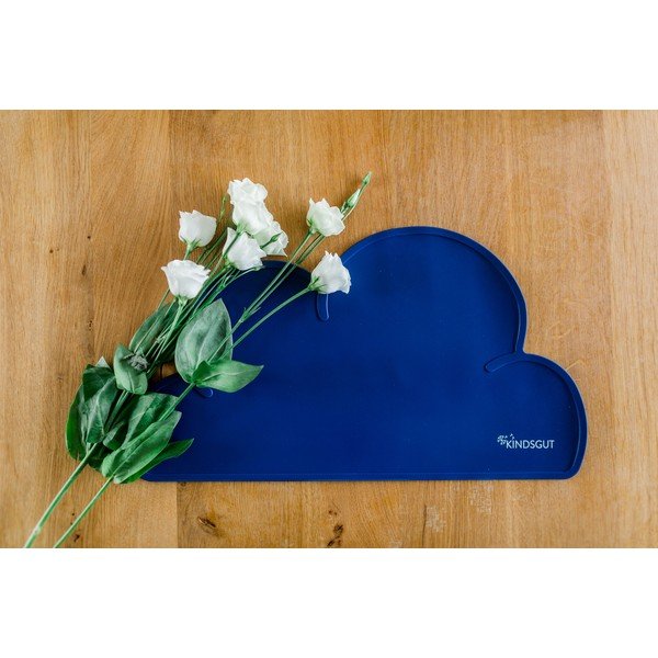 Tumesinine silikoonist taldrikutekk Cloud, 49 x 27 cm - Kindsgut-image-1