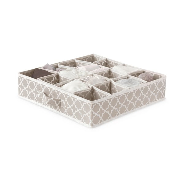 Beeži värvi sahtliorganisaator 16 lahtriga , 40 x 40 cm Madison - Compactor-image-2