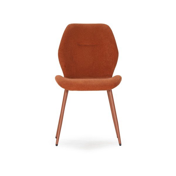 Polsterdatud söögitoolid 4-osalise terrakota värvi komplektis Ansu - Marckeric-image-2