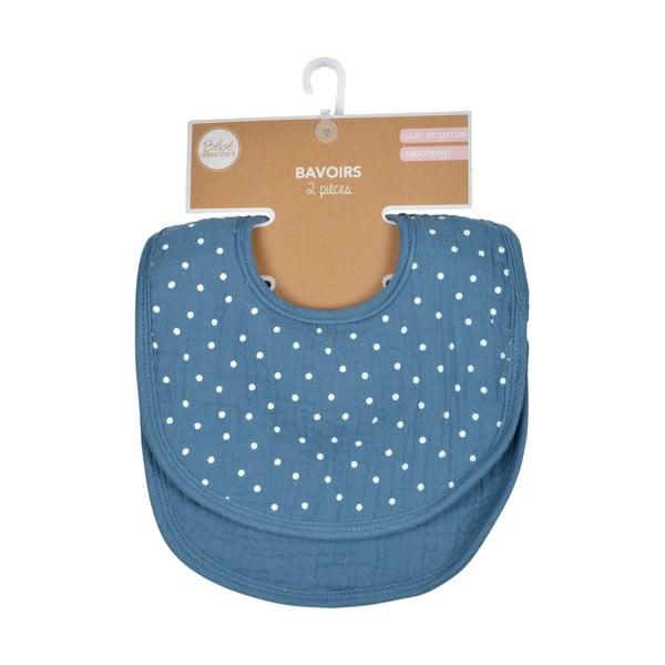 Sinised musliinist pudipõlled 2tk komplektis - Bébé Douceur-image-3