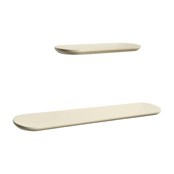 Beežid riiulid 2tk komplektis 55 cm Arely - Kave Home