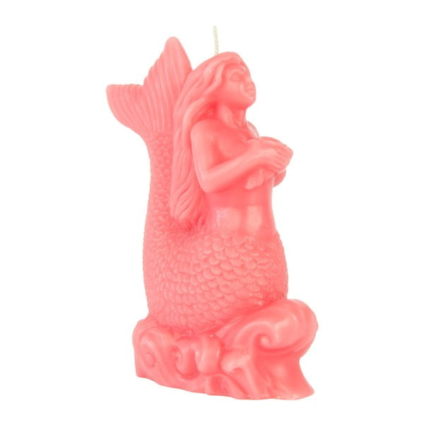 Růžová svíčka Fisura Vela Sirena Coral, doba hoření 30 hodin