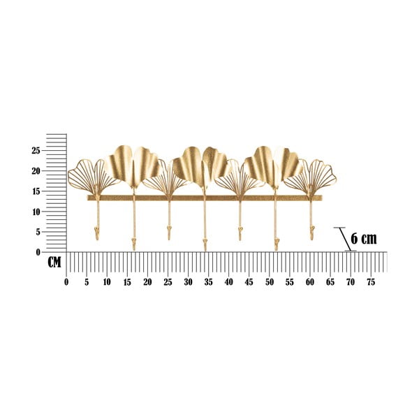 Kuldne seinakinnitus Leaves Leaf - Mauro Ferretti-image-2