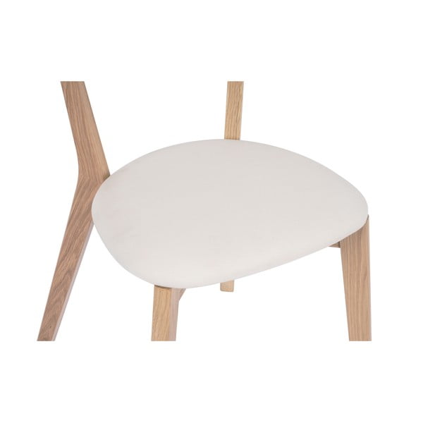 Valge istmega tammepuust söögitool Arch - Bonami Essentials-image-3