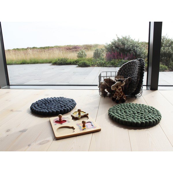 Tumesinine pallivillane beebipalli toolialust, ⌀ 30 cm - Wooldot-image-4