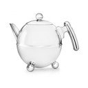 Hõbedane roostevabast terasest teekann 1,5 l Bella Ronde - Bredemeijer