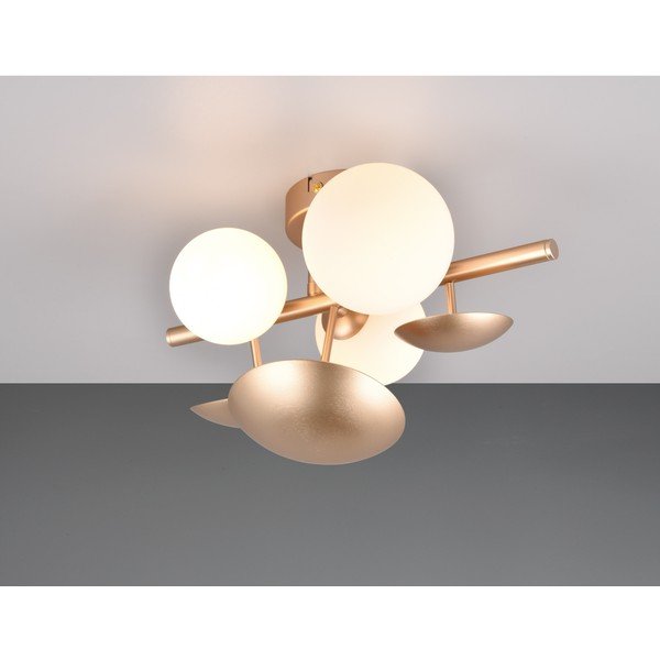 Kuldne-valge seinalamp Bubble - Trio Select-image-1