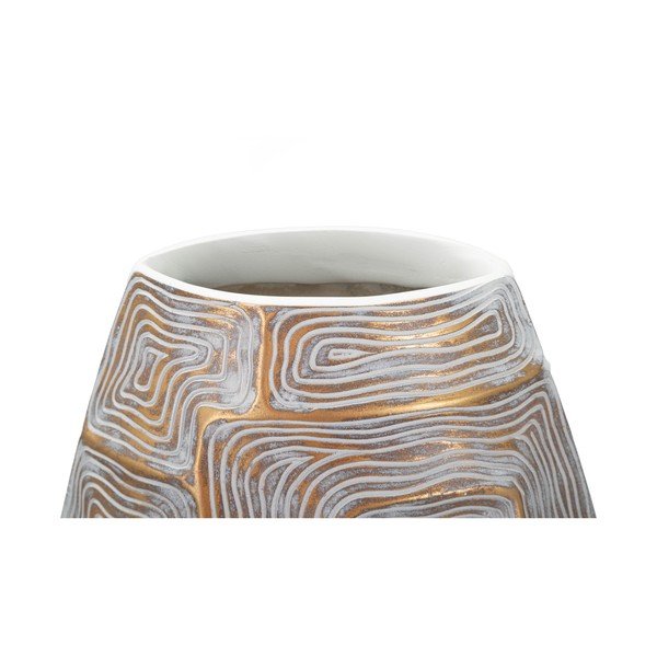 Kuldne polüresiinist vaas (kõrgus 59,5 cm) Eclips - Mauro Ferretti-image-4