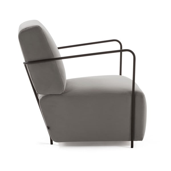 Hall sametist tugitool Gamer - Kave Home-image-2