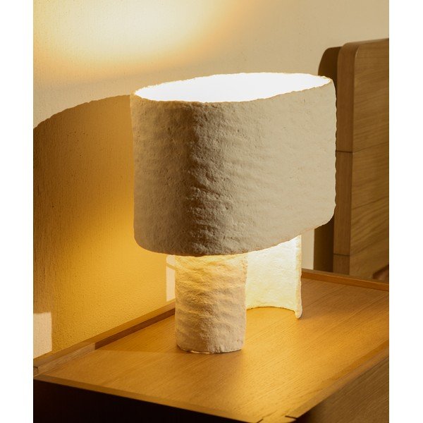 Valge laualamp (kõrgus 37,5 cm) Bedala - Kave Home-image-2