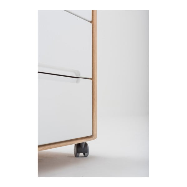 Zásuvkový díl s konstrukcí z masivního dubového dřeva Gazzda Ena-image-2