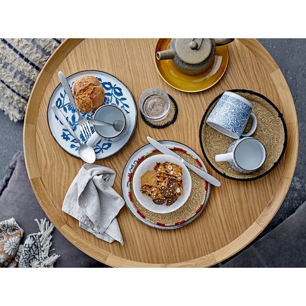 Ümmargune tammedekooriga diivanilaud ø 74 cm Luana - Bloomingville-image-2