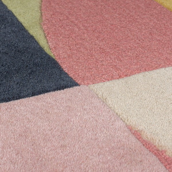 Käsitsi kootud villane vaip 120x170 cm Esre Bright - Flair Rugs-image-3