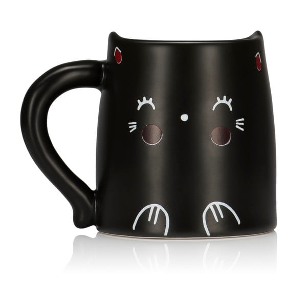 Černý hrnek NPW Cat Mug