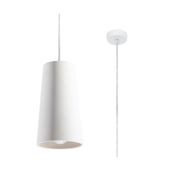 Valge keraamiline ripplamp Armica - Nice Lamps