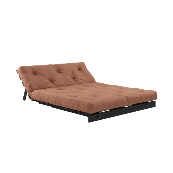 Oranžikas-pruun diivanvoodi 140 cm Roots - Karup Design-image-4