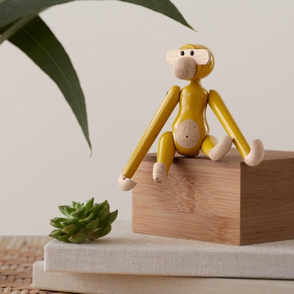 Puidust kujuke (kõrgus 9,5 cm) Monkey Mini - Kay Bojesen Denmark-image-1