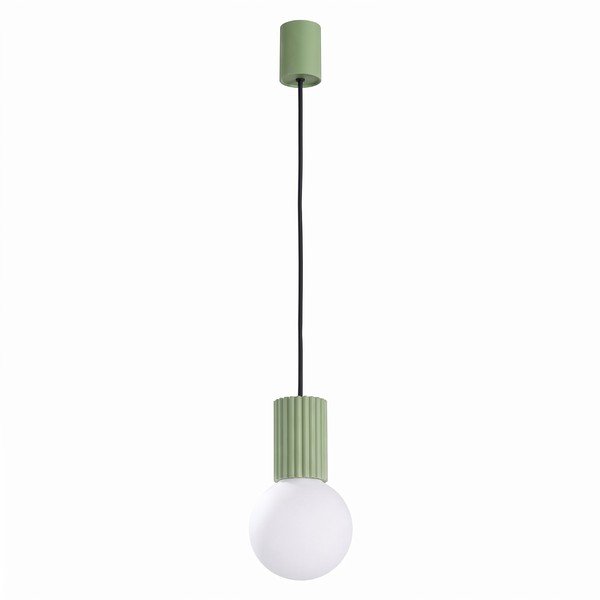 Salveiroheline ripplamp opaalklaasist, ø 12 cm Orbital - Sollux
