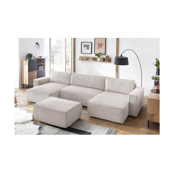 Beeži velvetist tumba Nihad - Bobochic Paris-image-1