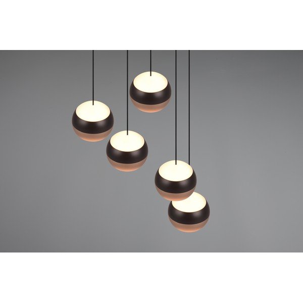 Must-vasevärvi LED rippvalgusti metallist varjuga ø 30 cm Orbit - Trio Select-image-2