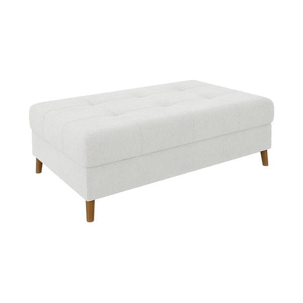 Valge bukleekangast jalatugi Ariella - Ropez