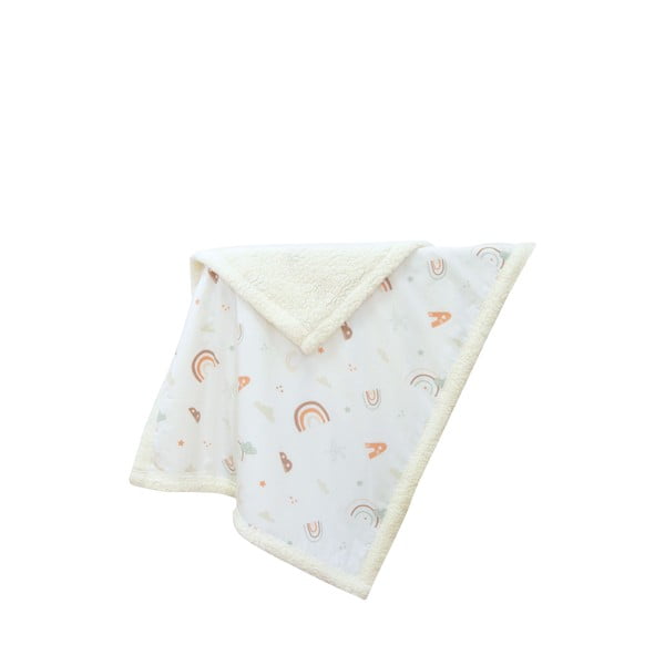 Valge Renforcé puuvillast laste tekk 75x100 cm Abc - Mijolnir