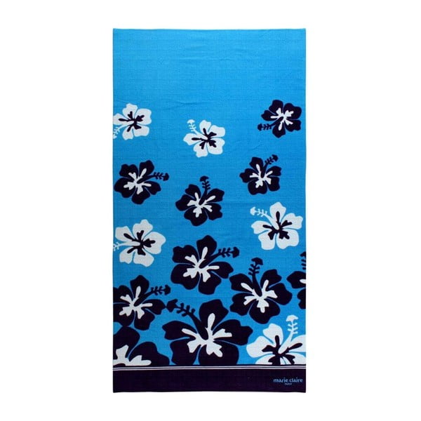 Osuška Blue Flowers, 75x150 cm