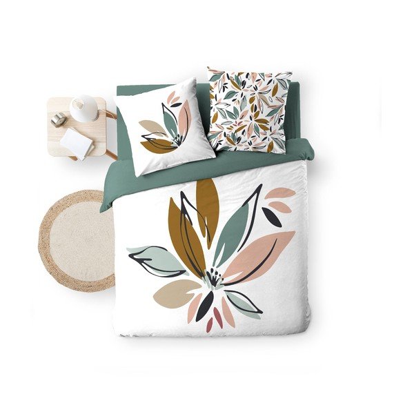 Valge puuvillane voodipesu kaheinimesevoodile/ülipikale voodile 240x220 cm Octavia - douceur d'intérieur-image-4