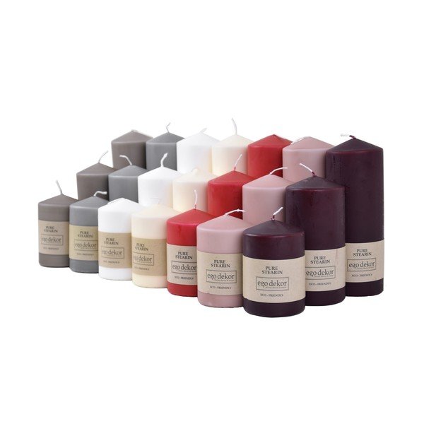 Valge küünal Top, põlemisaeg 25 h Eco - Eco candles by Ego dekor-image-1