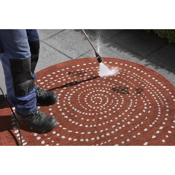 Punane välivaip , ⌀ 140 cm Bali - NORTHRUGS-image-1