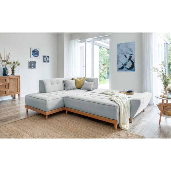 Helehall nurgas diivanvoodi L, vasakpoolne nurk Dazzling Daisy - Miuform-image-4