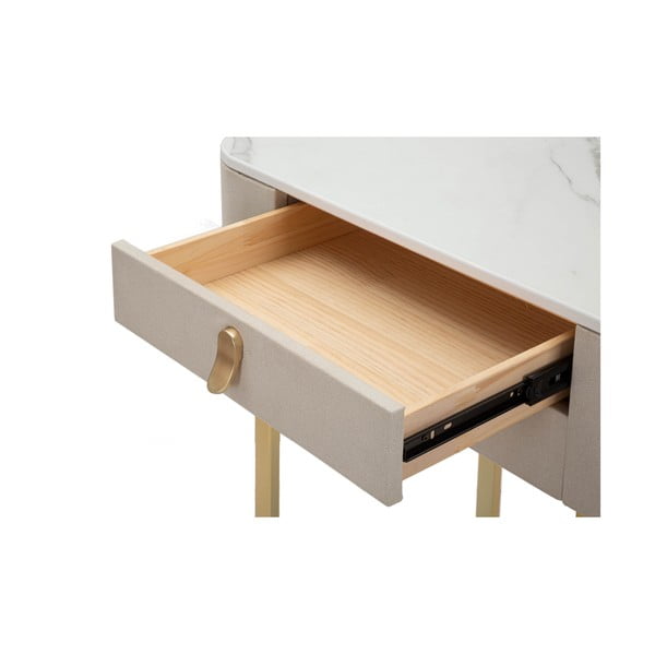 Konsoollaud beež-kuldne 40x70 cm Beauty – Mauro Ferretti-image-1