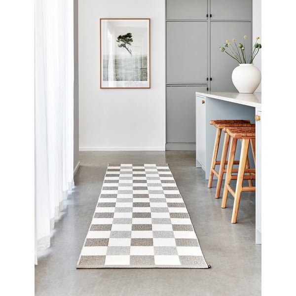 Beež-kreem sise/välisvaip 70x300 cm Pix Dark Linen – Pappelina-image-1